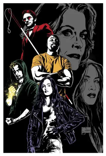 Poster for the TV series "Marvel