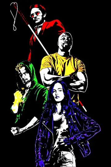 Poster for the TV series "Marvel