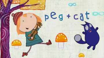 Backdrop for the TV series "Peg + Cat" #1421357