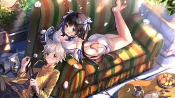 Backdrop for the TV series "Is It Wrong to Try to Pick Up Girls in a Dungeon?" #1464397