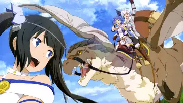 Backdrop for the TV series "Is It Wrong to Try to Pick Up Girls in a Dungeon?" #1464409