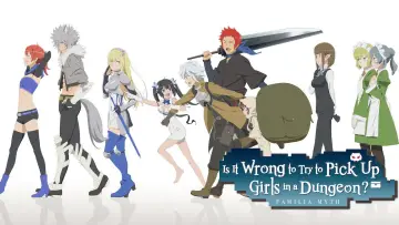 Backdrop for the TV series "Is It Wrong to Try to Pick Up Girls in a Dungeon?" #1464420