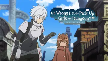 Backdrop for the TV series "Is It Wrong to Try to Pick Up Girls in a Dungeon?" #1464423