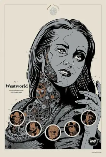 Poster к сериалу "Westworld" #1297545