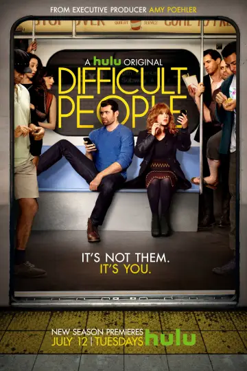 Poster for the TV series "Difficult People" #1596754
