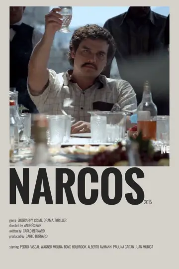 Poster for the TV series "Narcos" #1305626
