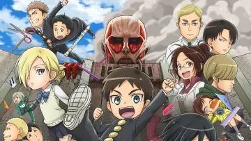 Backdrop к сериалу "Attack on Titan: Junior High" #1459809