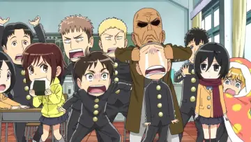 Backdrop к сериалу "Attack on Titan: Junior High" #1459810