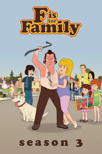 Poster for the TV series "F is for Family" #1723360