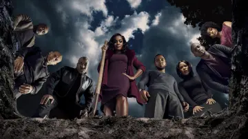 Backdrop for the TV series "Saints & Sinners" #1786214