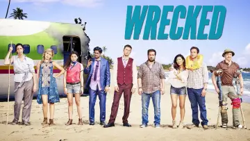 Backdrop for the TV series "Wrecked" #1720446
