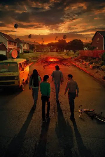 Poster к сериалу "Stranger Things" #1239448