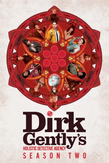 Poster for the TV series "Dirk Gently