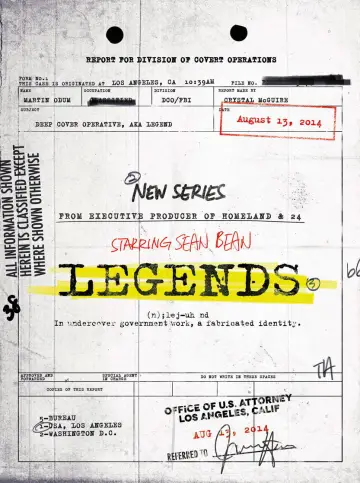 Poster for the TV series "Legends" #1714923