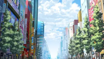 Backdrop for the TV series "Akiba