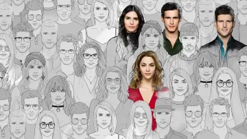 Backdrop for the TV series "Imposters" #1594833