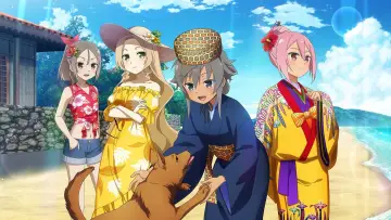 Backdrop for the TV series "Yuuki Yuuna Is a Hero" #1545892