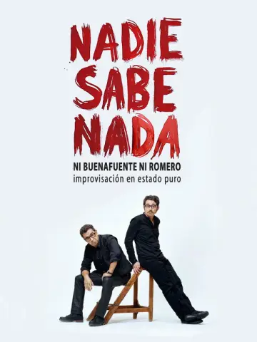 Nobody knows anything Poster