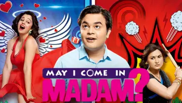 Backdrop for the TV series "May I Come in Madam?" #1358407