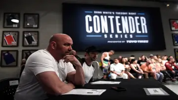 Backdrop for the TV series "Dana White