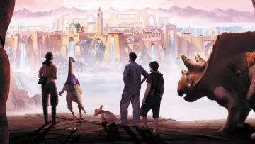 Backdrop for the TV series "Dinotopia" #1854052