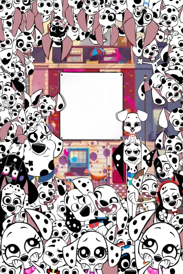 Poster for the TV series "101 Dalmatian Street" #1444634