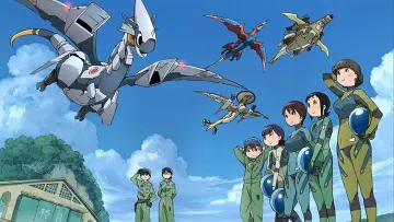 Backdrop к сериалу "DRAGON PILOT: Hisone and Masotan" #1417050