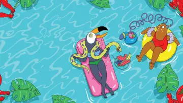 Backdrop for the TV series "Tuca & Bertie" #1845359