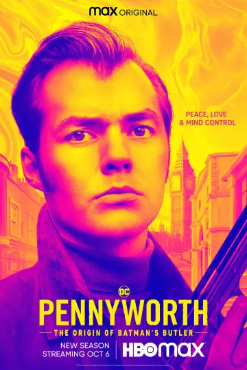 Poster for the TV series "Pennyworth: The Origin of Batman