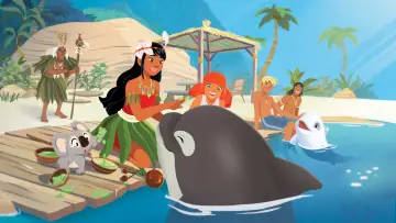Zoom the White Dolphin Poster