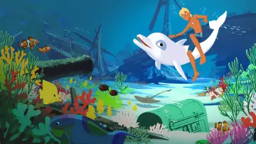 Backdrop for the TV series "Zoom the White Dolphin" #1546914