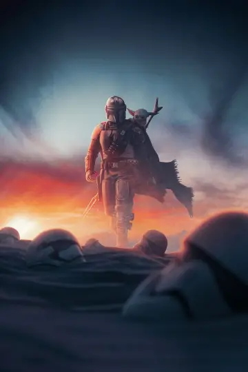 Poster к сериалу "The Mandalorian" #1281897