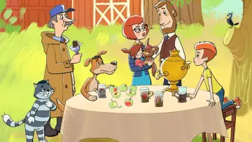 Backdrop for the TV series "Mr. Theo, Cat & Dog" #1544029