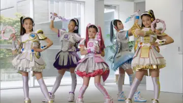Backdrop for the TV series "Idol × Warrior Miracle Tunes!" #1813889