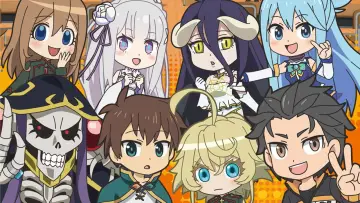 Backdrop for the TV series "Isekai Quartet" #1481824