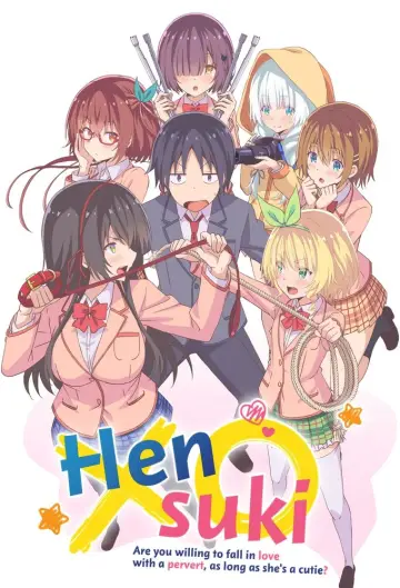 Poster for the TV series "Hensuki: Are You Willing to Fall in Love With a Pervert, As Long As She