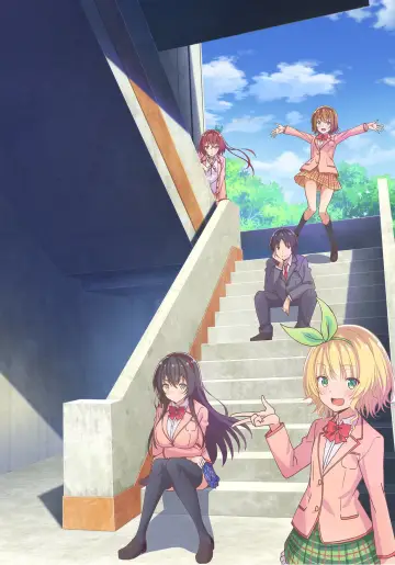 Poster for the TV series "Hensuki: Are You Willing to Fall in Love With a Pervert, As Long As She
