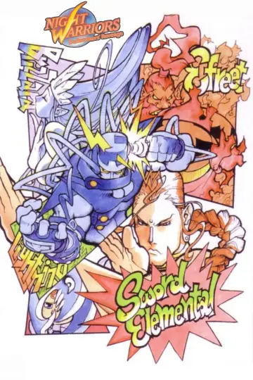Poster for the TV series "Night Warriors: Darkstalkers