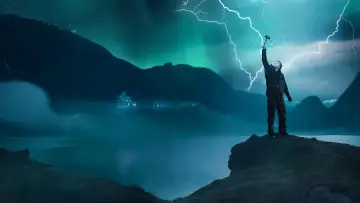 Backdrop for the TV series "Ragnarok" #1592192