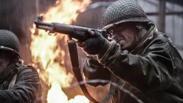 Backdrop for the TV series "Hitler