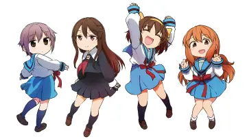 Backdrop for the TV series "The Melancholy of Haruhi-chan Suzumiya" #1772846
