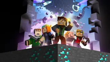 Backdrop for the TV series "Minecraft: Story Mode" #1853797