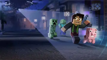 Backdrop for the TV series "Minecraft: Story Mode" #1853811