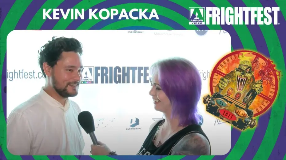 Watch film Dawn Breaks Behind the Eyes | Red Carpet interview with Kevin Kopacka - Dawn Breaks Behind Her Eyes FrightFest 2021