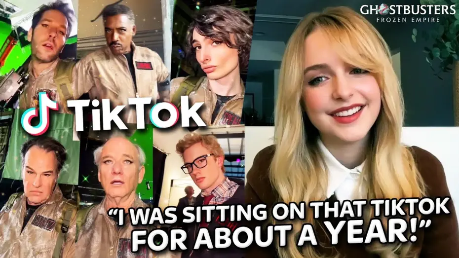 Watch film Ghostbusters: Frozen Empire | McKenna Grace On Her Viral Ghostbusters TikTok Videos