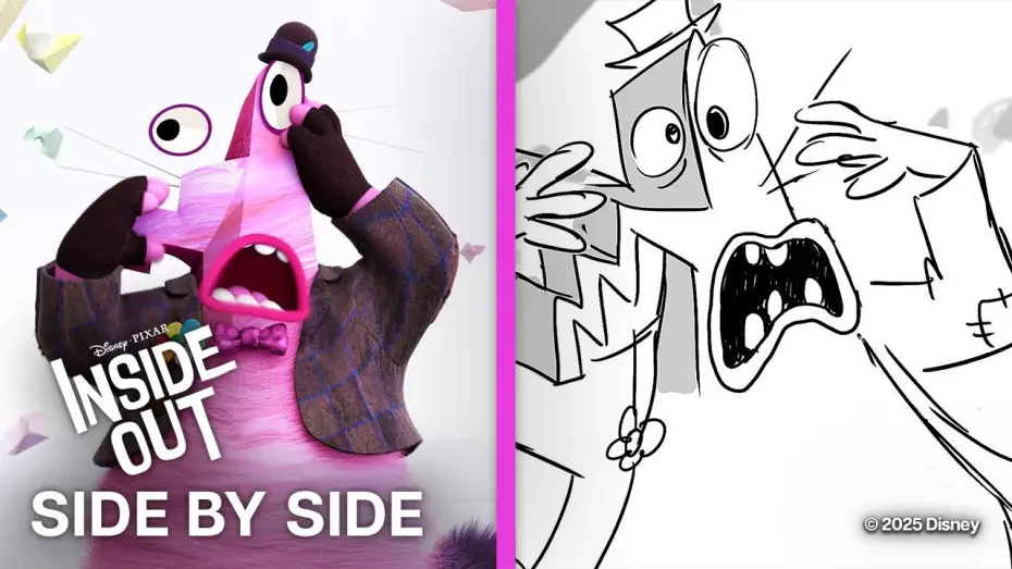 Watch film Inside Out | Inside Out Side by Side | "Abstract Thought" Scene | Storyboards vs. Film