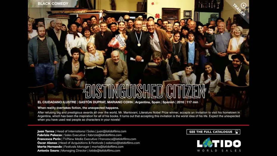Watch film The Distinguished Citizen | THE DISTINGUISHED CITIZEN - Trailer with English subtitles