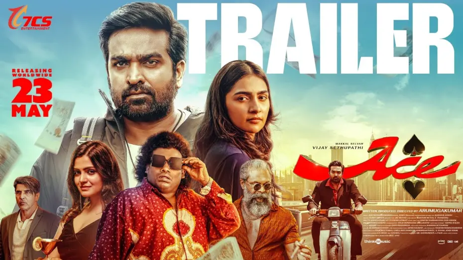 Watch film ACE | Ace - Trailer | Vijay Sethupathi, Rukmini | Justin Prabhakaran| Sam CS| Arumugakumar| Yogi Babu| 7CS