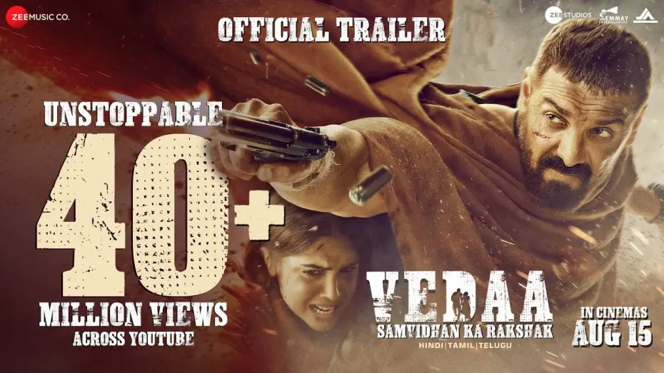 Watch film Vedaa | Vedaa - Official Trailer | John Abraham | Sharvari | Abhishek B | Nikkhil A | In Cinemas 15th Aug