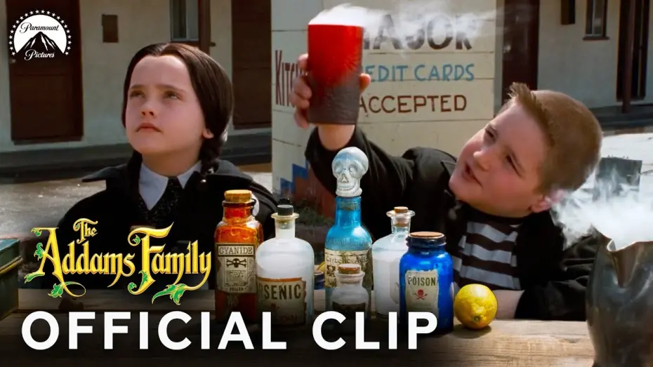 Watch film The Addams Family | Poison Lemonade Stand (Full Scene)